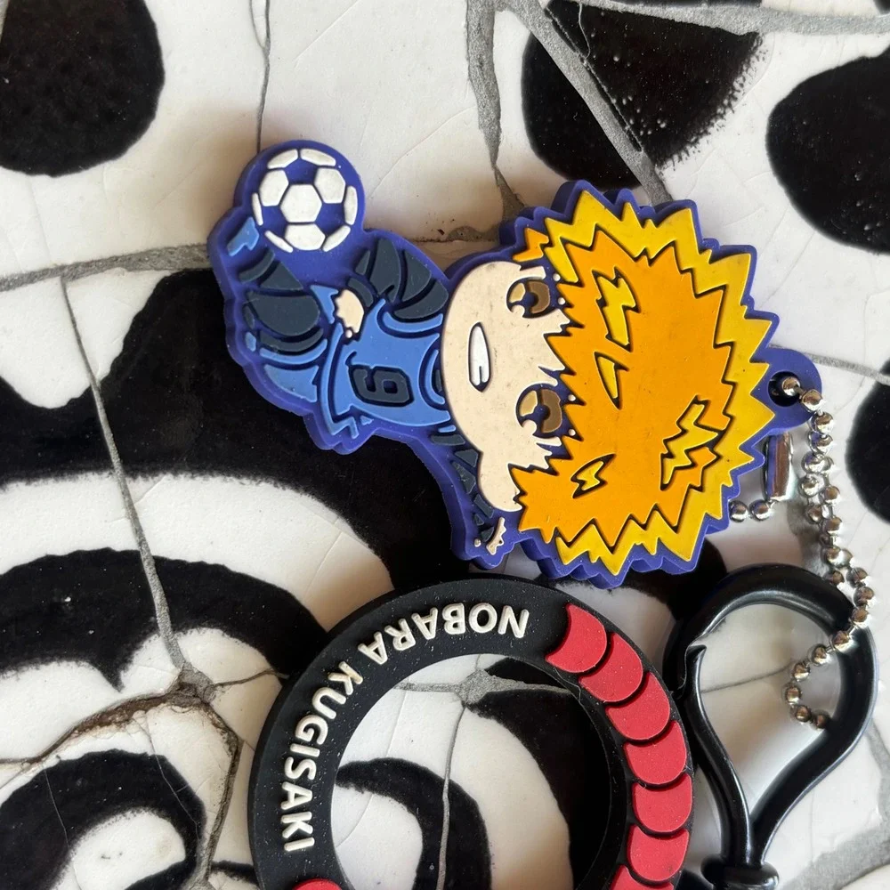 Jujutsu Kaisen Nobara Kugisaki Kura Sushi‎ & Blue Lock Rensuke Kunigami Keychain